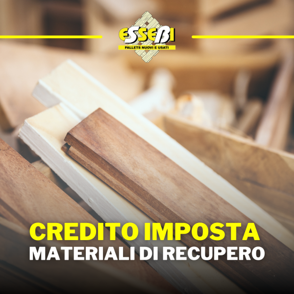 Credito imposta materiali di recupero