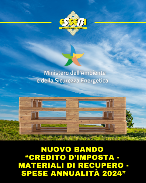 Bando “Credito d’imposta – materiali di recupero – spese annualità 2024”